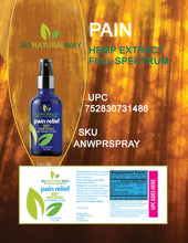 Load image into Gallery viewer, All Natural Way CBD pain relief spray